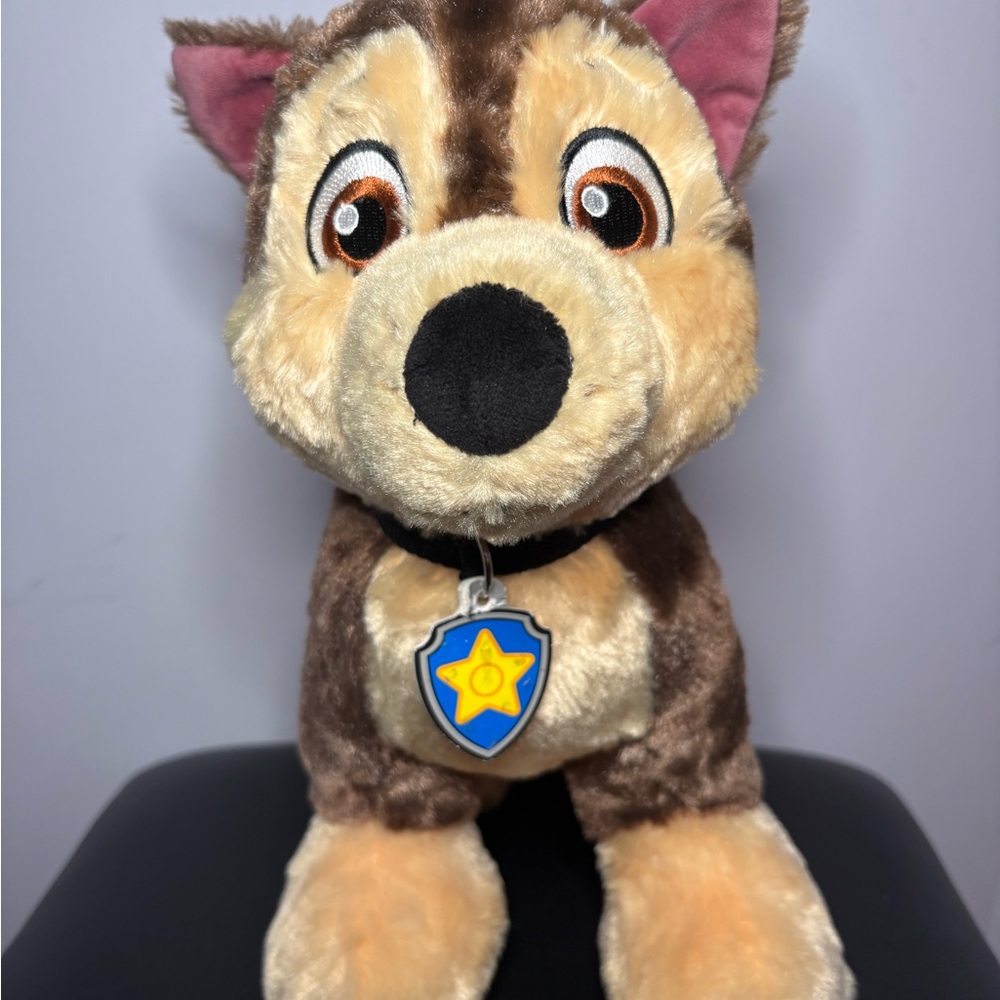 Build-A-Bear Brown and Cream Plush PAW PATROL CHASE
